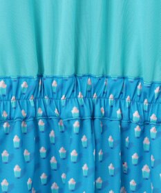 23区GOLF 【WOMEN】【接触冷感・UVケア・吸水速乾】アイス柄 切替ワンピース