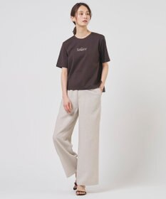 J.PRESS LADIES S 刺繍ロゴ Tシャツ