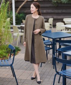 Tiaclasse 【洗える】サイドフラップワンピース