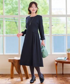 Tiaclasse 【洗える】サイドフラップワンピース