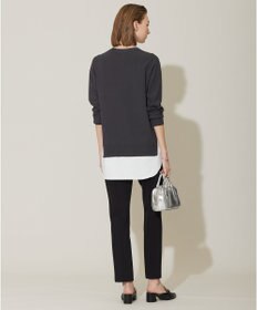 ICB 【洗える】 クロスコンビ ニットプルオーバー