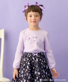 ANY KIDS 【マイメロディ＆クロミ×ANY KIDS】長袖Tシャツ ラベンダー×クロミ