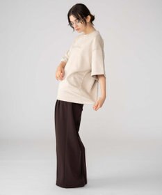 WEGO 【ユニセックス着用ITEM/MLサイズ展開】フェイクスウェードエンボスロゴT（SS）