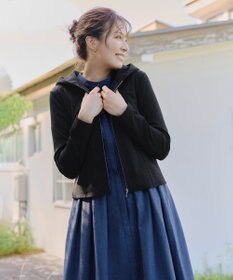 Tiaclasse 【新色追加・洗える】ピーチスキンバンドカラーワンピース