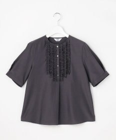 J.PRESS LADIES ライトタンブラー フリル ブラウス