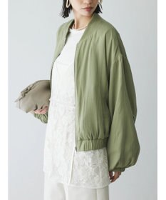 Green Parks AnriettMusee シャーリングスリーブＴシャツ＋レースキャミソールＳＥＴ