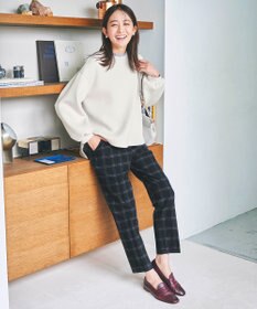 ANY SIS 【保温性あり/洗える】サーモ 2WAYストレッチ テーパード パンツ