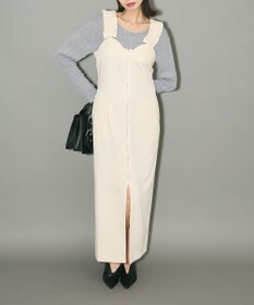 Green Parks フロントジップキャミワンピース