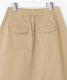 UNFILO 【GLOW 6月号掲載/洗える/ストレッチ】ライトコットン スカート