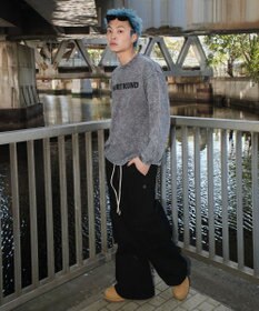 WEGO 【ユニセックス着用ITEM】ケミカルウォッシュグラフィックT（LS）