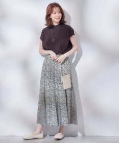 ANY 【洗濯機可能/ウエストゴム】プリントマーメイドスカート