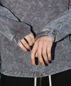 WEGO 【ユニセックス着用ITEM】ケミカルウォッシュグラフィックT（LS）