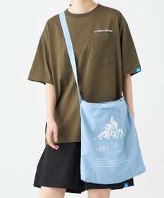 SHARE PARK LADIES 【撥水加工】イージーデニム２WAYロゴバッグ