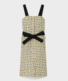 GRACE CONTINENTAL チュールヤーンツイードワンピース