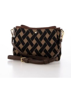 UNBILLION カシュカシュ cachecache / 柄アソートジャガード三つ口ショルダーバッグ