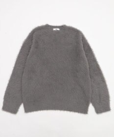WEGO 【2025秋冬新作/ユニセックス着用ITEM/MLサイズ展開】フェザーニットプルオーバー
