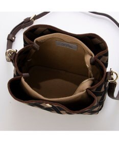 UNBILLION カシュカシュ cachecache / 柄アソートジャガード三つ口ショルダーバッグ