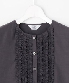 J.PRESS LADIES ライトタンブラー フリル ブラウス
