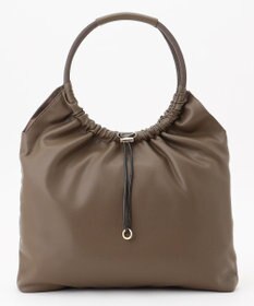 J.PRESS LADIES 【A4サイズ収納可】ドロストギャザー トート バッグ