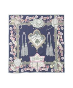 MOONBAT SWASH LONDON(スウォッシュロンドン） シルクツイルスカーフ THINK OF ME 68×68cm 日本製