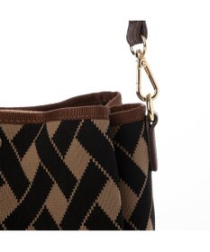 UNBILLION カシュカシュ cachecache / 柄アソートジャガード三つ口ショルダーバッグ