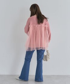 Green Parks ・ＡＮＤＳＥＡＲＣＨ　チュールレイヤードニット