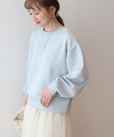 AMERICAN HOLIC ゼブラ柄ジャガードカットプルオーバー