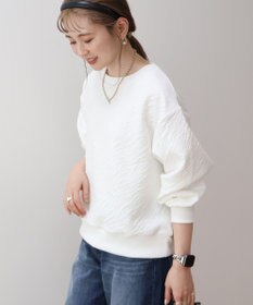 AMERICAN HOLIC ゼブラ柄ジャガードカットプルオーバー