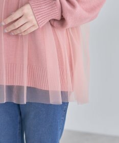 Green Parks ・ＡＮＤＳＥＡＲＣＨ　チュールレイヤードニット