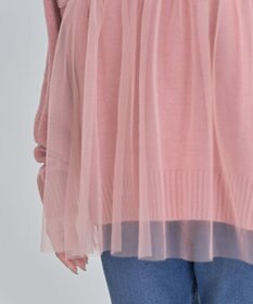 Green Parks ・ＡＮＤＳＥＡＲＣＨ　チュールレイヤードニット