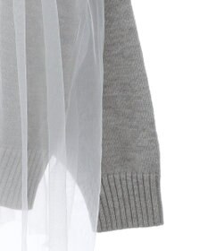 Green Parks ・ＡＮＤＳＥＡＲＣＨ　チュールレイヤードニット