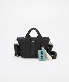 TOPKAPI 【Breath TOPKAPI】パフィング 2way ミニ トートバッグ チャーム付き