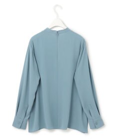 ICB 【洗える・UVケア】BackSatinAmunzen スカーフタイブラウス