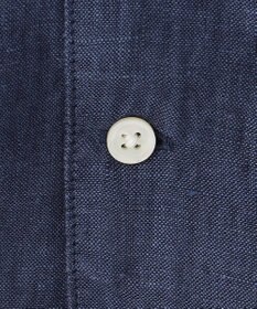 J.PRESS MEN オープンカラーリネンパッチシャツ