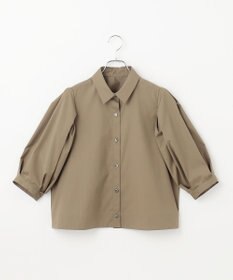 #Newans 【イージーケア】タックスリーブショート丈シャツ