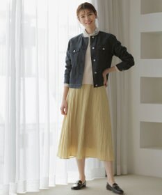 J.PRESS LADIES 【洗える】Reeves  Shine クルーネック ニット