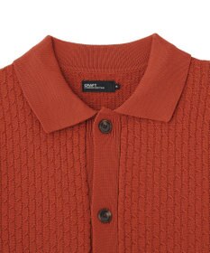 CRAFT STANDARD BOUTIQUE 柄編みニットシャツカーディガン