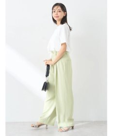 earth music&ecology アシメフリルプルオーバー