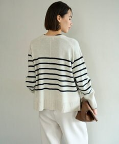 UNFILO カシミヤブレンド クルーネックニット