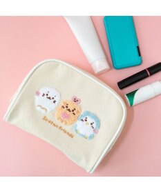 Mother garden しろたん サガラ ポーチ 《お友だち柄》