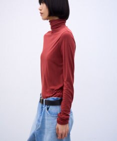 ATON MODAL SILK JERSEY | タートルネックプルオーバー
