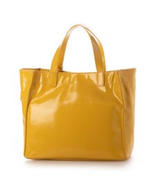 UNBILLION カシュカシュ cachecache / ソフトエナメルスクエア手提げトートS