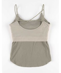 AMPHI カップ付きインナー 【ブラトップ】 キャミソール 上向きで立体的なバストシルエット しめつけ感が少ない 脇スッキリ JWG100 アンフィ／ワコール