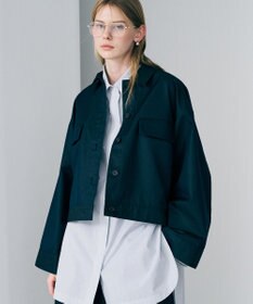 uncrave チノギャバジン ブルゾン ネイビー