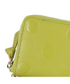 UNBILLION ペルケ perche / ドット型押しパームフィットストラップウォレット