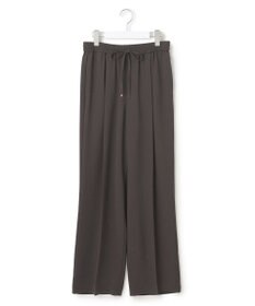 23区 【接触冷感/UVカット/吸水速乾】ストレッチジョーゼット ワイド パンツ