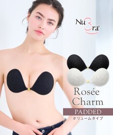 BRADELIS New York 【NuBra / ボリュームアップ】パテッドヌーブラ ロゼ シャルム 蒸れにくい バックレス コレクション デザインヌーブラ 正規品