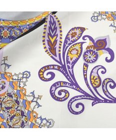 Marca ＜秋の新柄＞【Marcaオリジナル】サークルペイズリー  大判 シルクツイル スカーフ