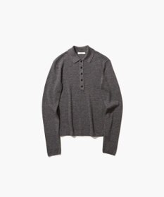 ATON RAMIE WOOL RIB | リブポロセーター