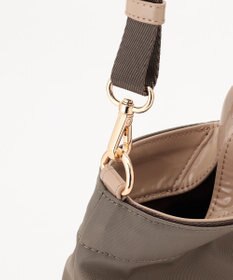 LA BAGAGERIE ツイルナイロン×エナメル 2WAYトートバッグ Sサイズ